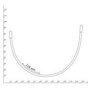 Косточки 2762 корсажные тип 4 228 мм Arta-F