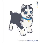 Канва с рис. 520-К Хаски 26*30