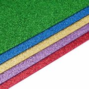 Фоамиран c глитттером EVA-1012 ассорти 20*30 см