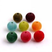 1422  Бусины бархат в ассортименте 10мм