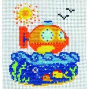 Набор для вышивания нитками Кораблики