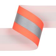 Лента со светоотр. полосой FR9303 15-20-15 100% х/б 50мм