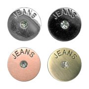 Пуговица 20 мм джинсовая BJS 004 со страз. «Micron»