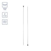 Спицы  GAMMA прямые   MKP   сталь  d 2.5 мм  35 см 2шт