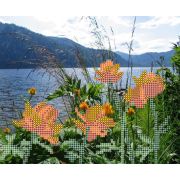 Ткань Б-12 с рис. д/вышив. бисером Жарки