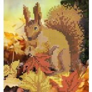 Ткань Б-39 с рис. д/вышив. бисером Белка