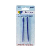 Иглы д/шитья ручн.«Gamma»N-009 д/вязанн.изд.2шт.в блист.