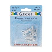 Крючки шубные обтяжн. TF-02 36 мм  в блистере   3 шт.