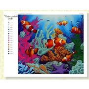 Холст с рис. д/выш.бисером Коралловый риф 027 а