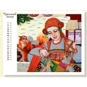 Холст с рис. д/выш.бисером Кукольный театр 067 л