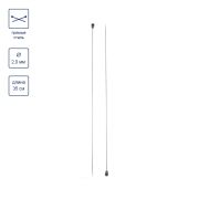 Спицы  GAMMA прямые   MKP   сталь  d 2.0 мм  35 см 2шт