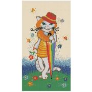 Канва с рис. 034-К Модница