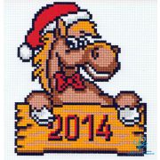 Набор 572 д/вышивания «Лошадка новогодняя» Овен уц.