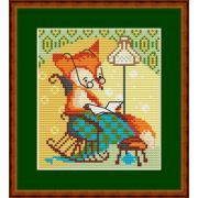 Канва с рис. 622-К Лис дома  17*19 см