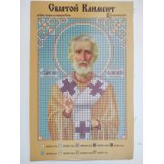 Холст с рис. д/выш.бисером Святой Климент 125и