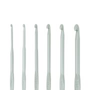 Набор крючков д/вяз.CHT-01 алюм.d 2-5мм15см 6шт в чехле